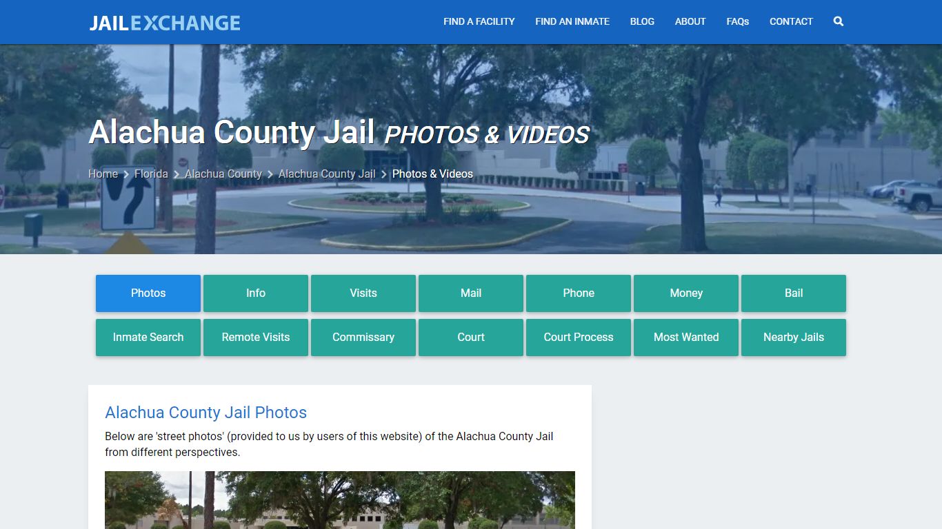 Photos & Videos - Alachua County Jail, FL - Jail Exchange